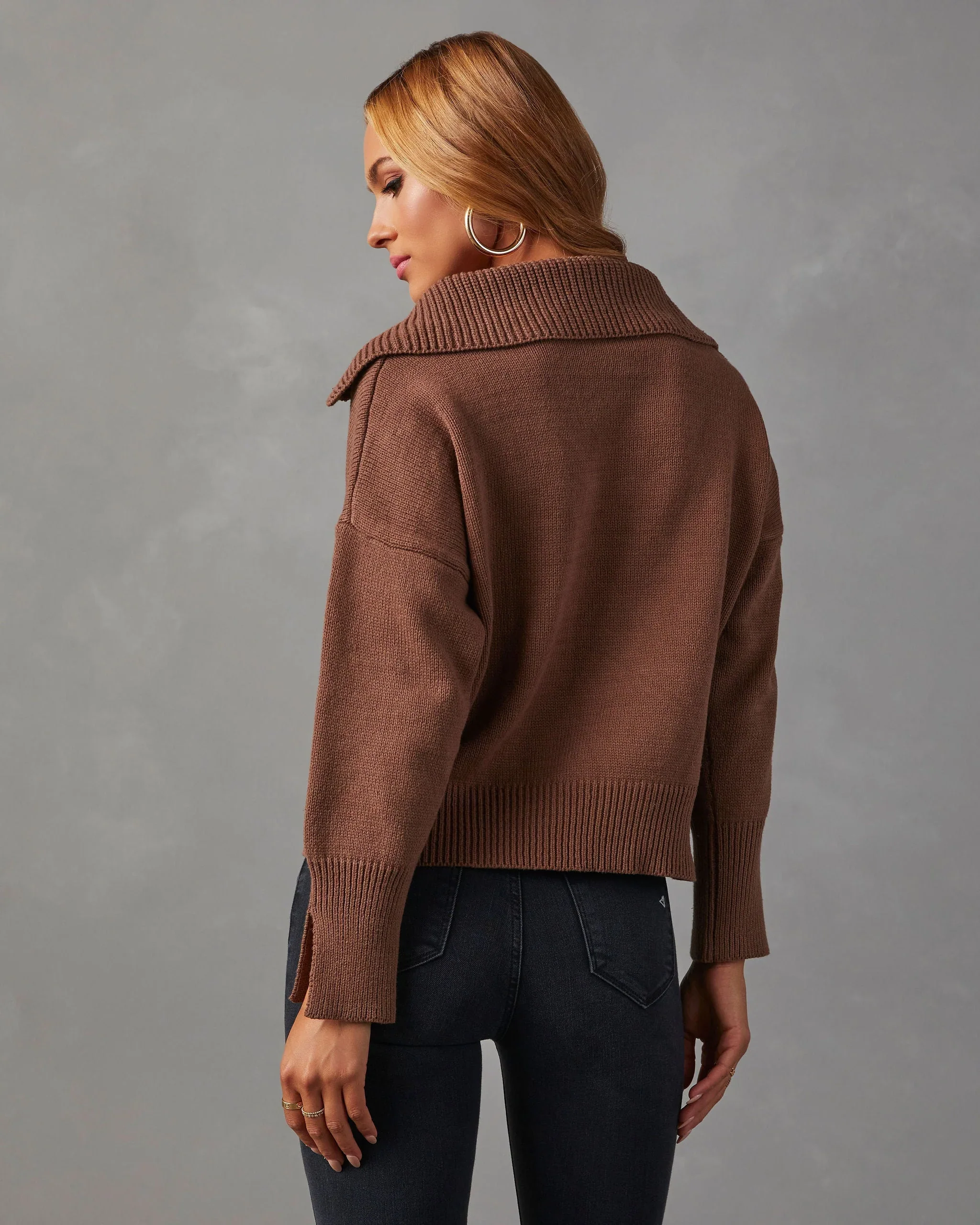 Avaleigh Collared Pullover Sweater
