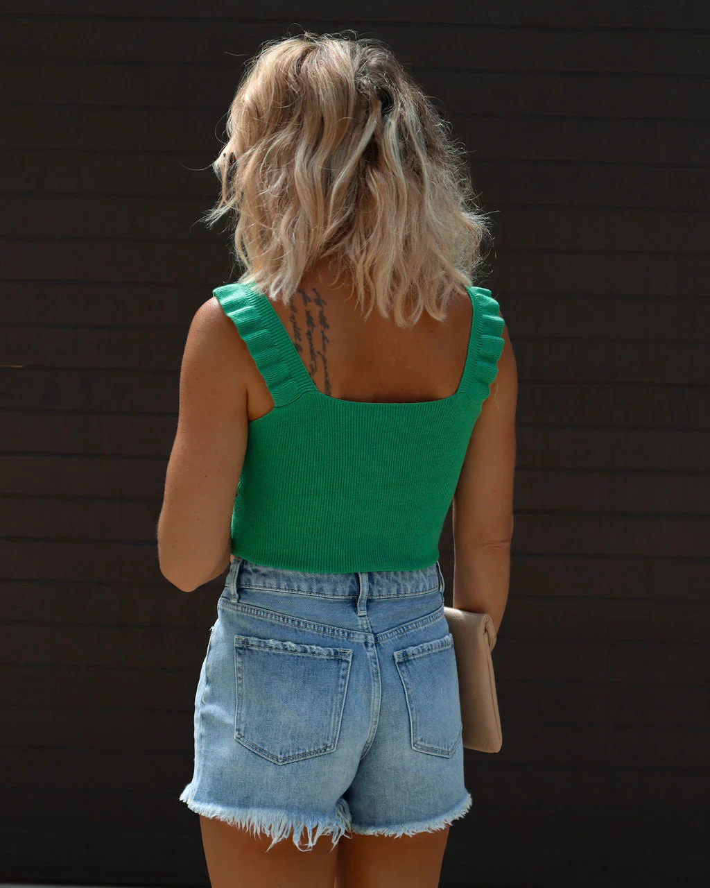 Edie Ruched Sleeveless Top