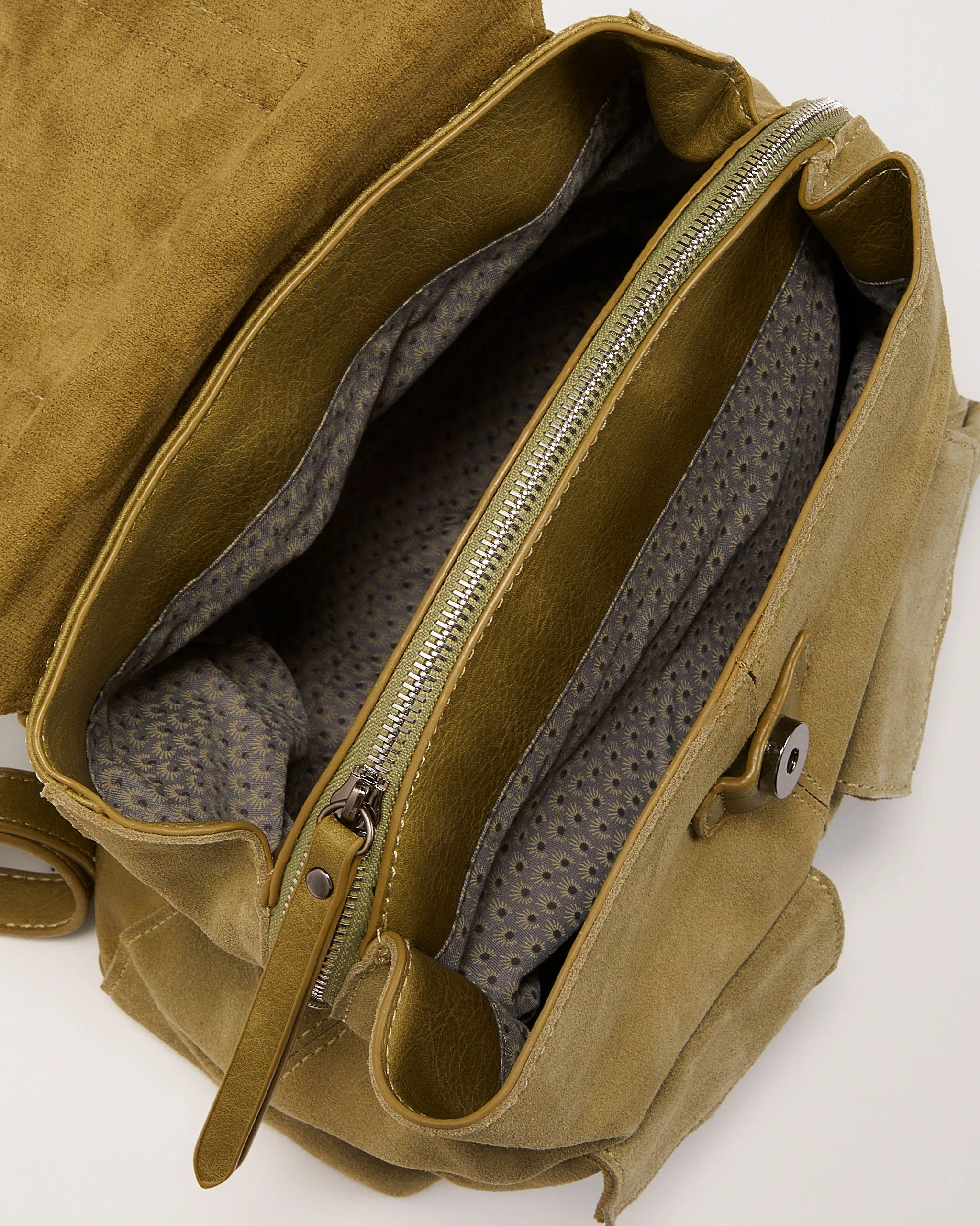 Dalton Suede Backpack