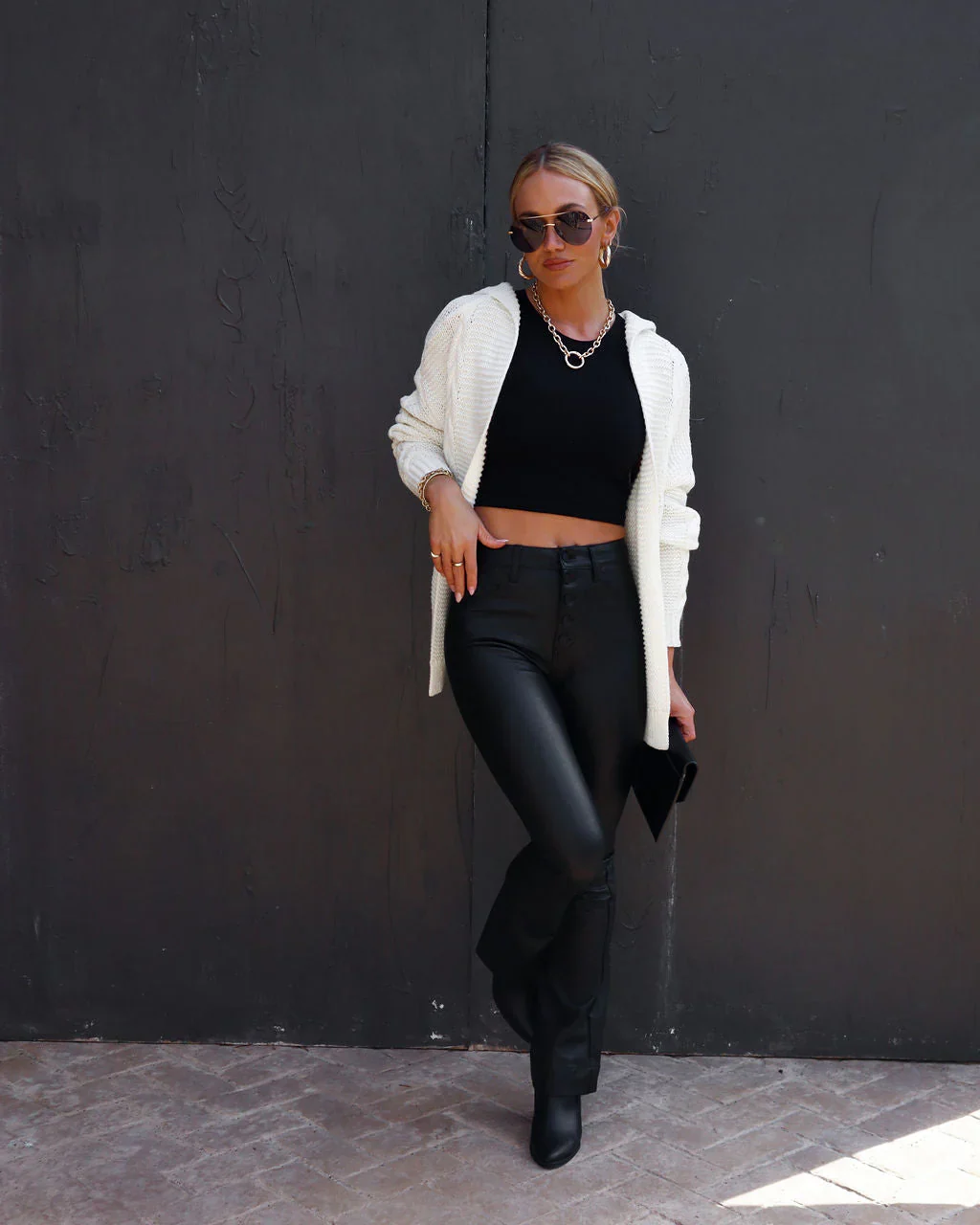 Bernice Cotton Blend Pocketed Cardigan