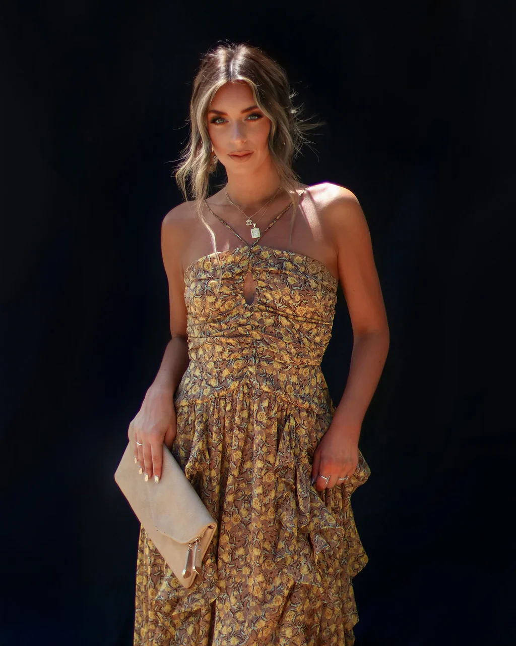 Maruanne Ruffle Maxi Dress