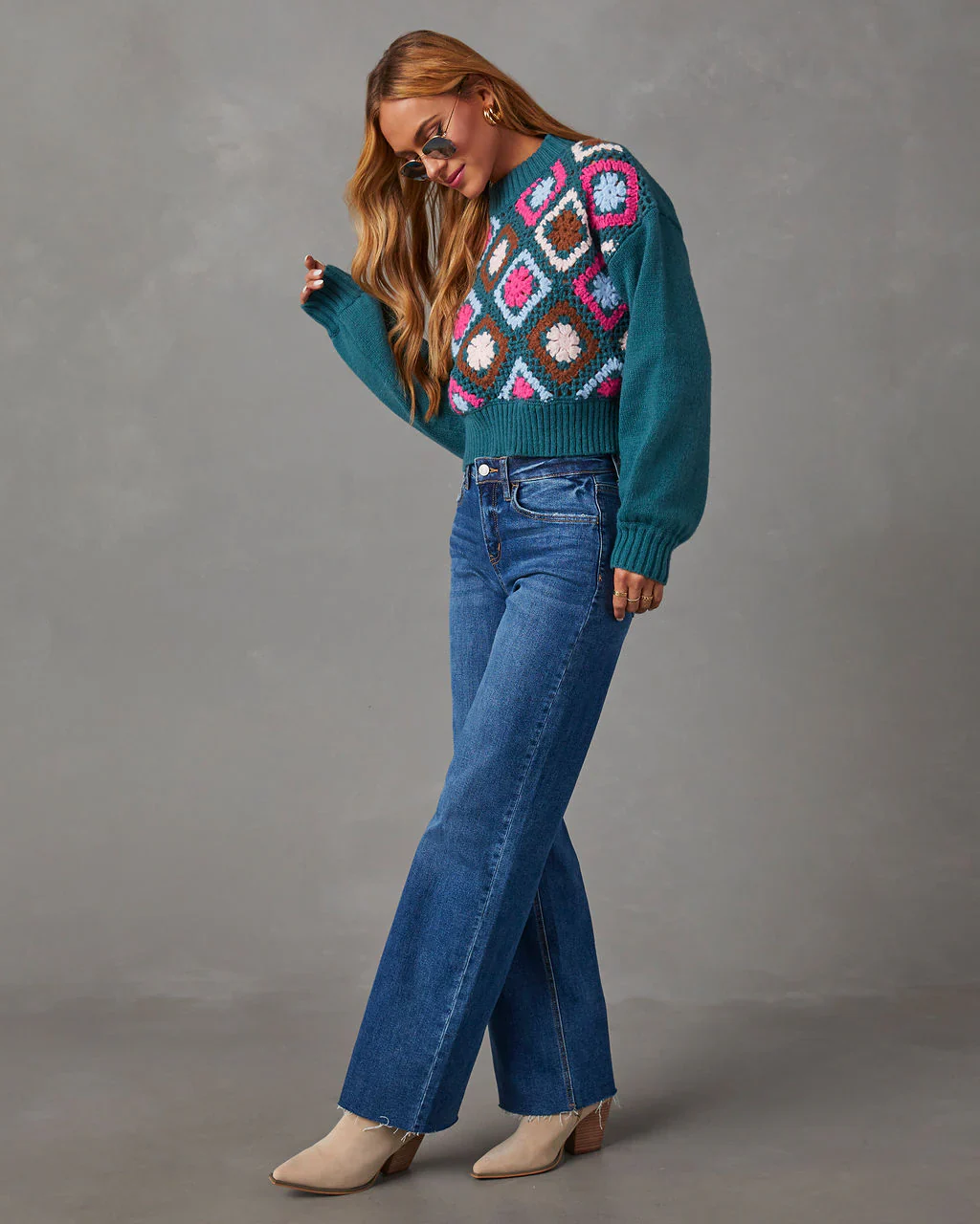 Eclectic Crochet Sweater