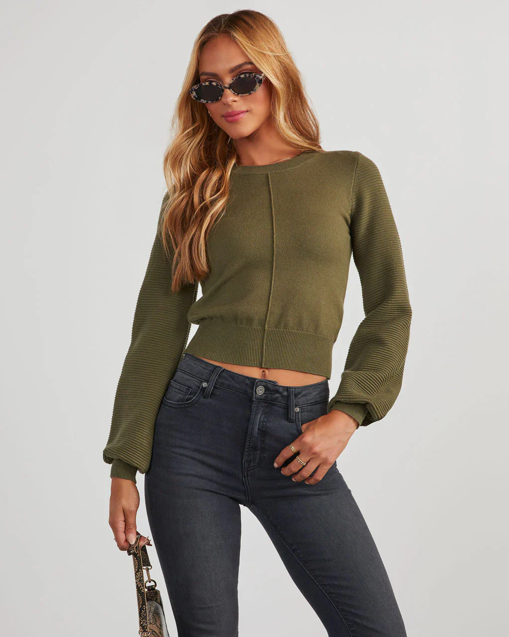 Roane Cropped Pullover Sweater