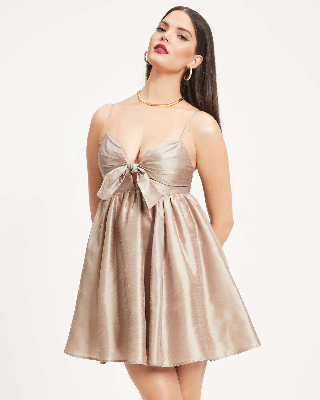 Betania Bow Babydoll Dress