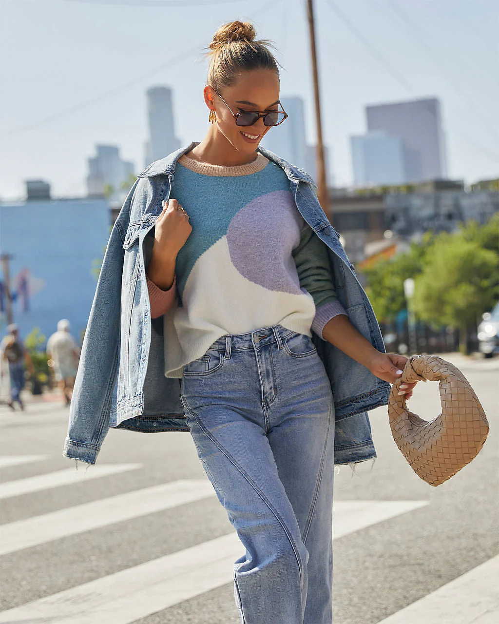 Paint The Skies Retro Sweater