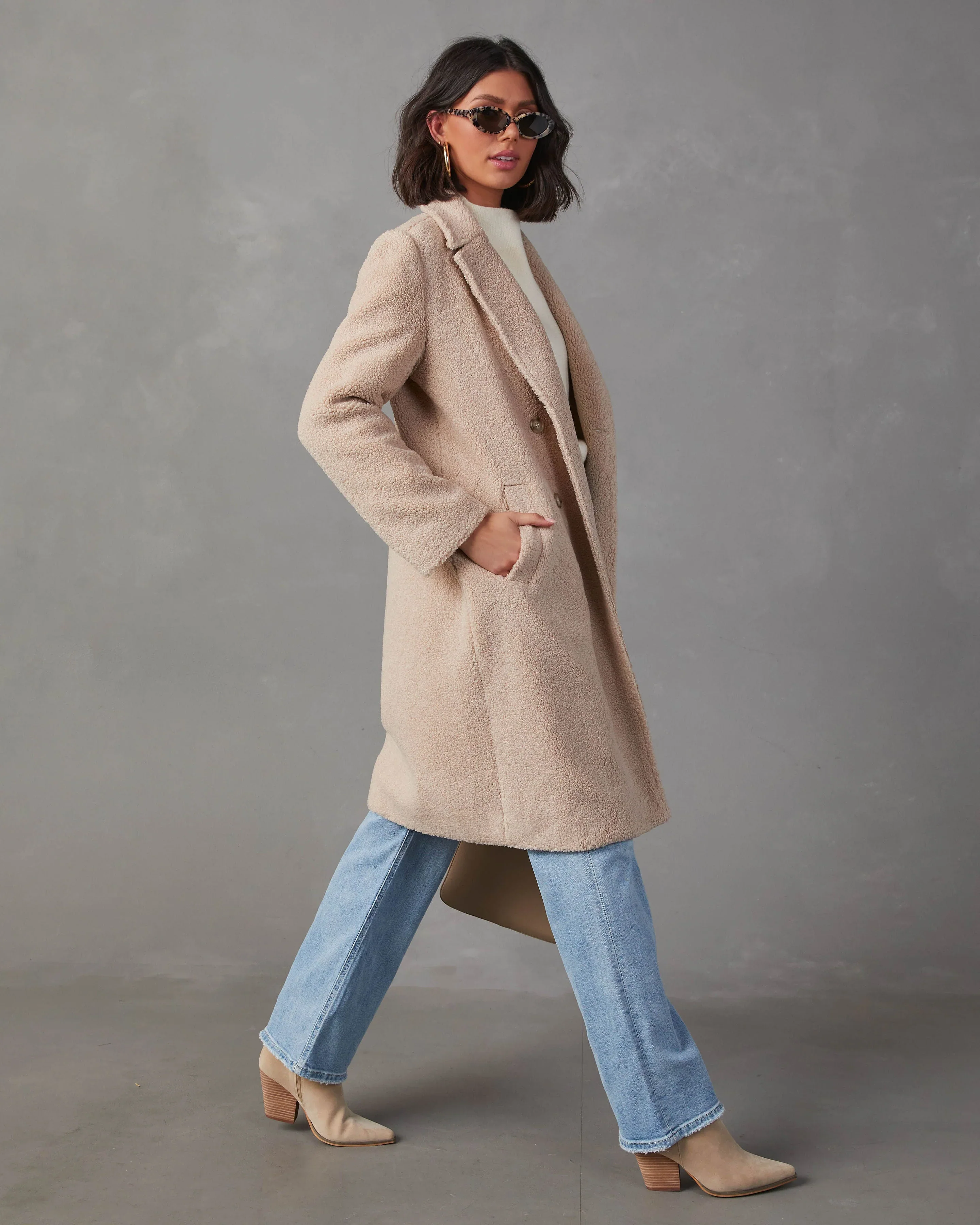 Low Key Luxe Pocketed Overcoat