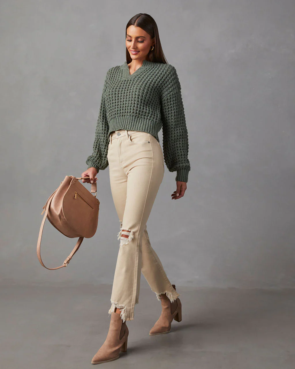 Coming With You V-Neck Sweater