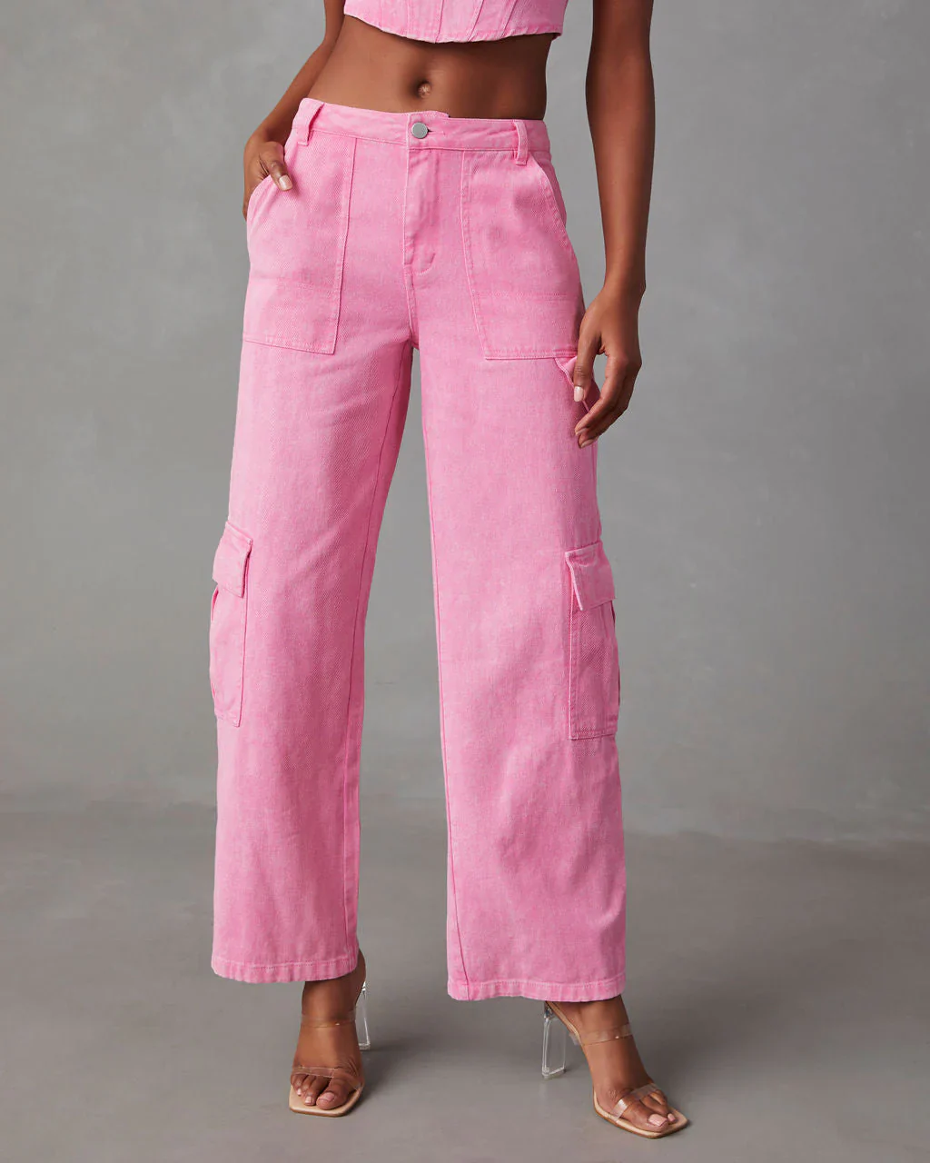 Shania Utility Cargo Jeans