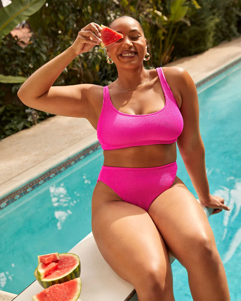 Malibu Scrunch High Waisted Bikini Bottom