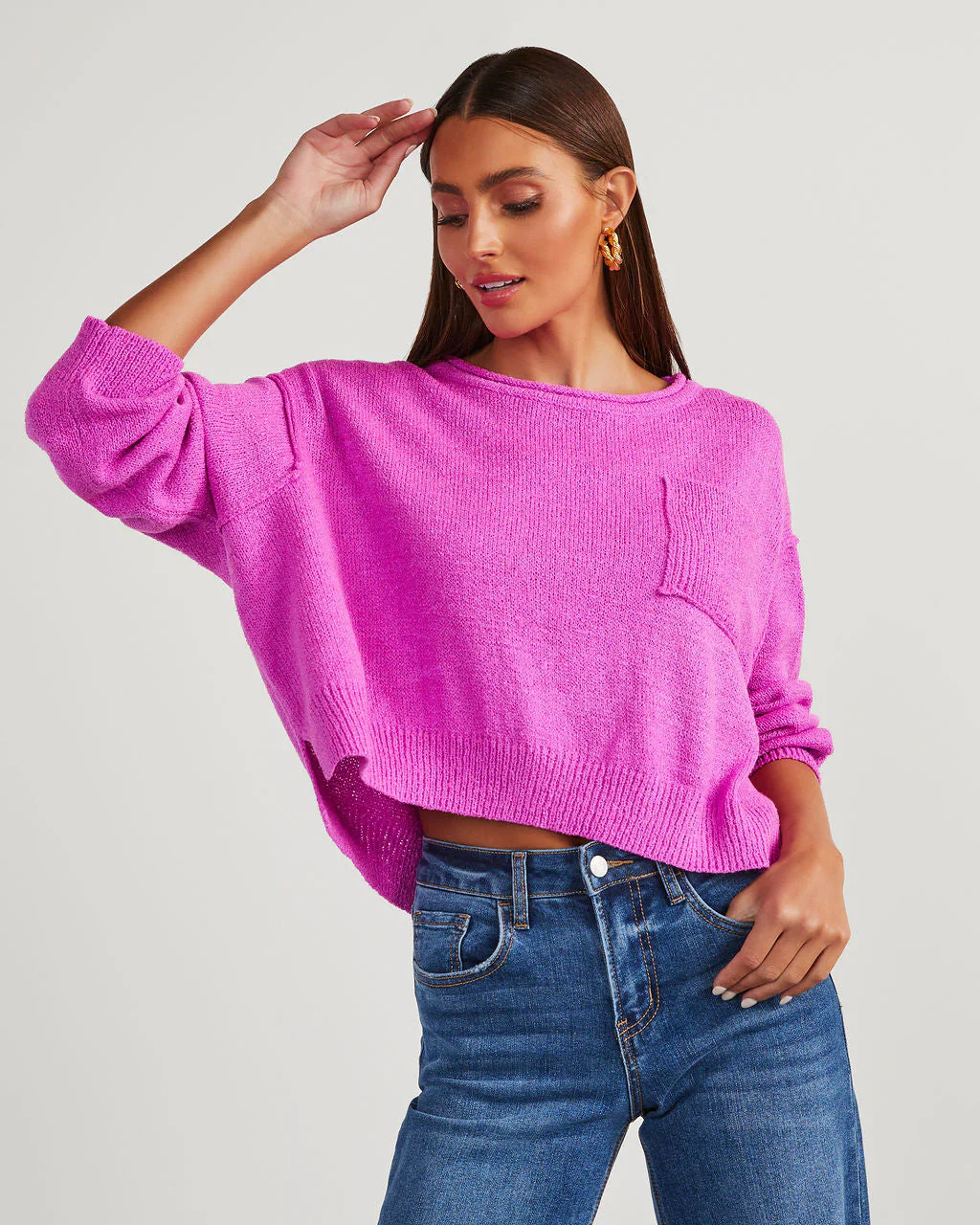 Back To Basics Knit Pullover Sweater