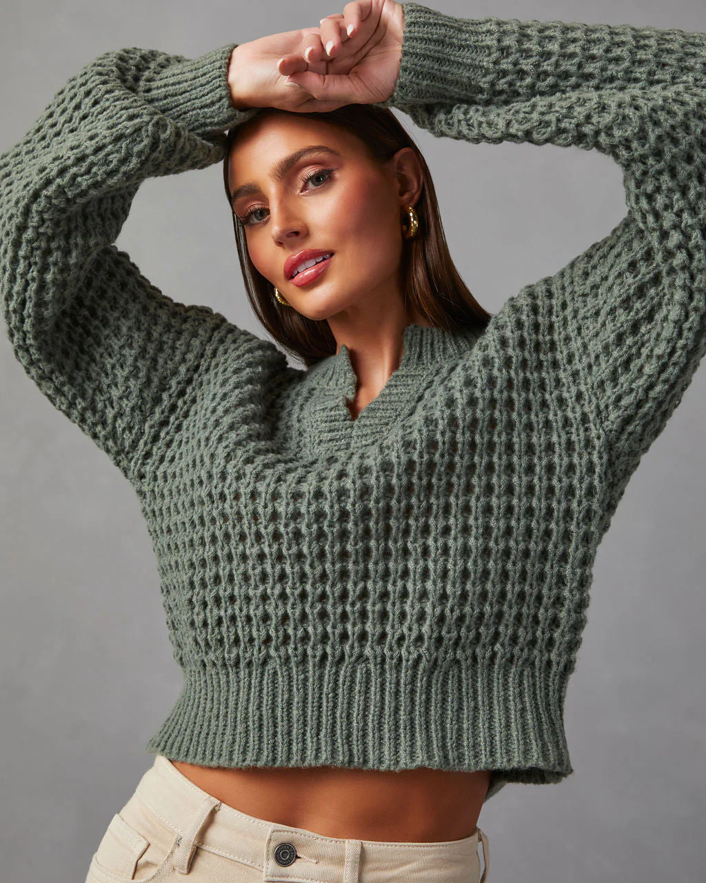 Coming With You V-Neck Sweater