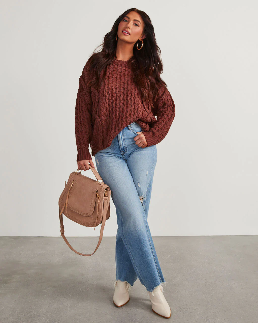 Dorothy Cable Knit Sweater