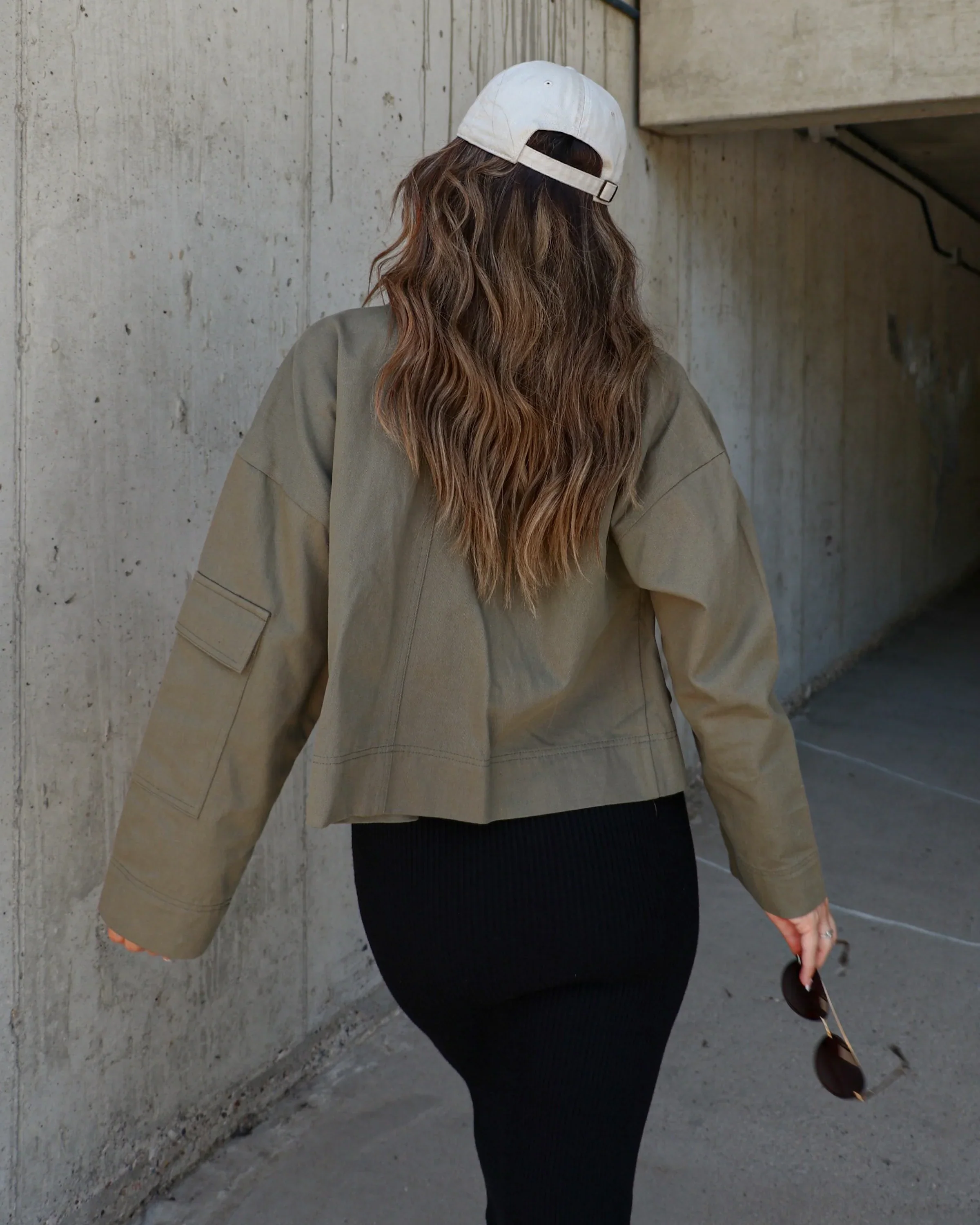 Casual Flex Relaxed Utility Jacket