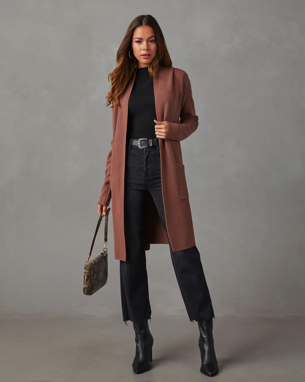 Kassie Pocketed Duster Cardigan