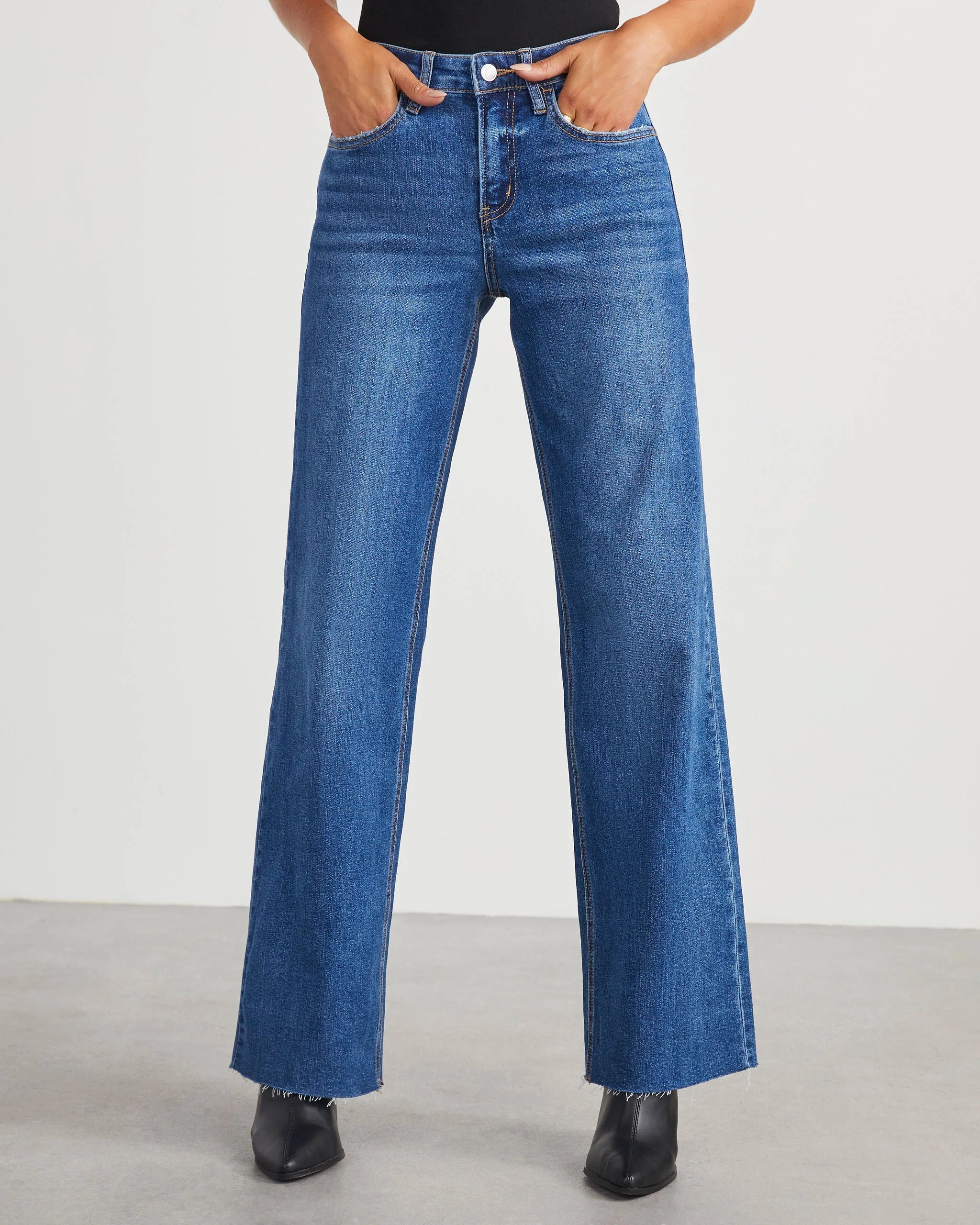 Adryan High Rise Straight Jeans