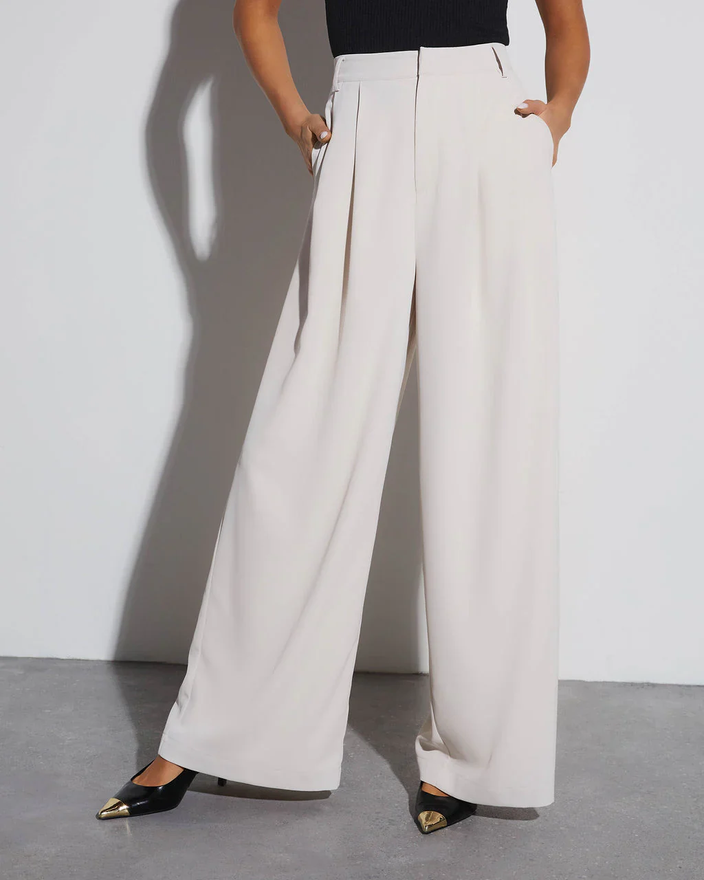 Madrigal Pocketed Wide Leg Pants