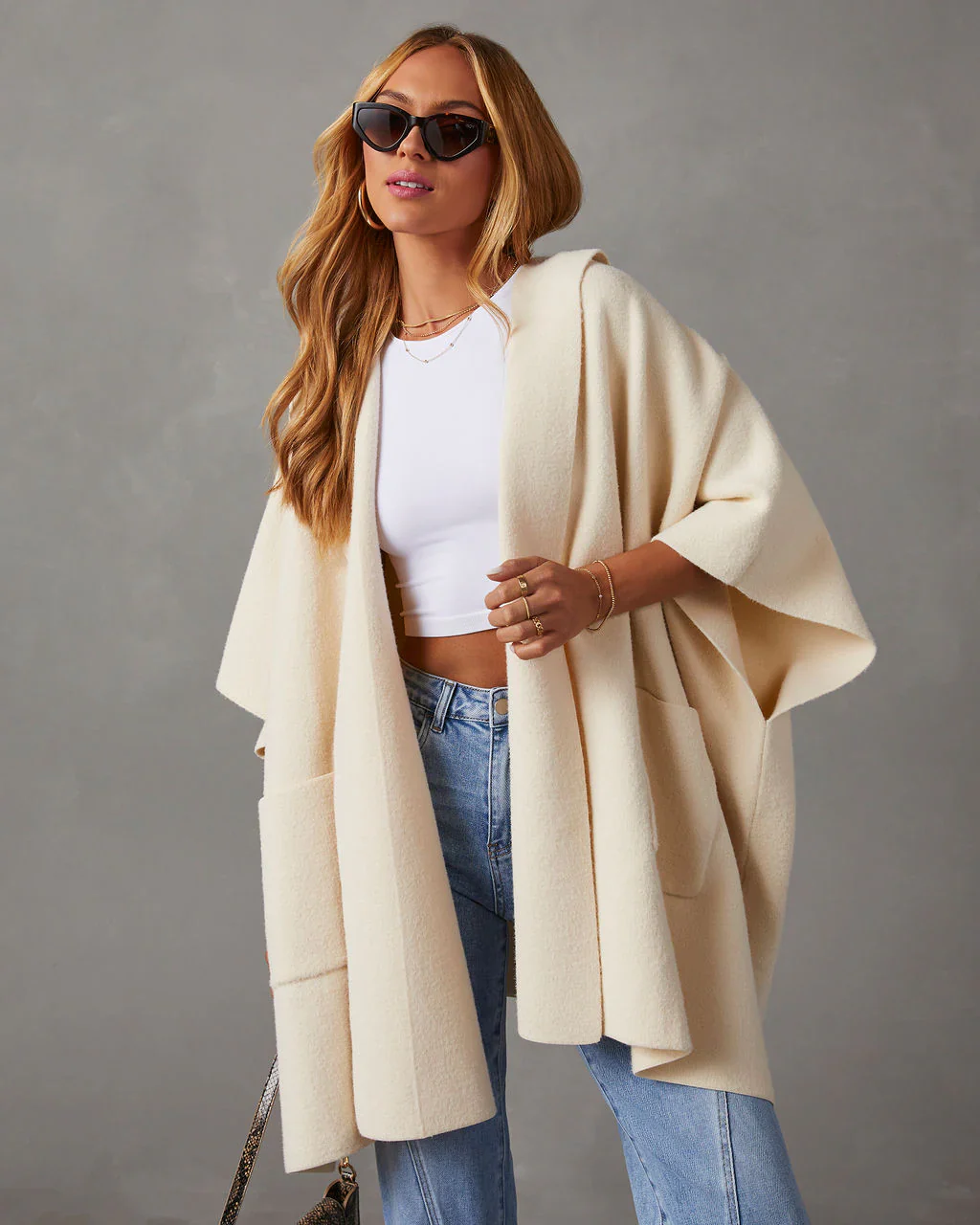 Dempsey Oversized Open Front Caridgan