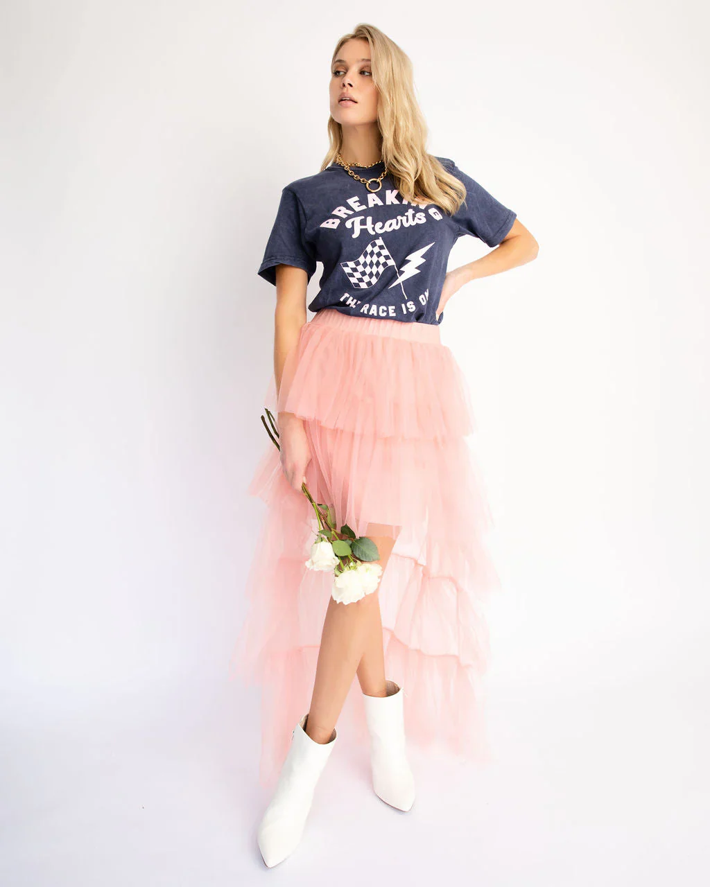 Breaking Hearts Cotton Tee