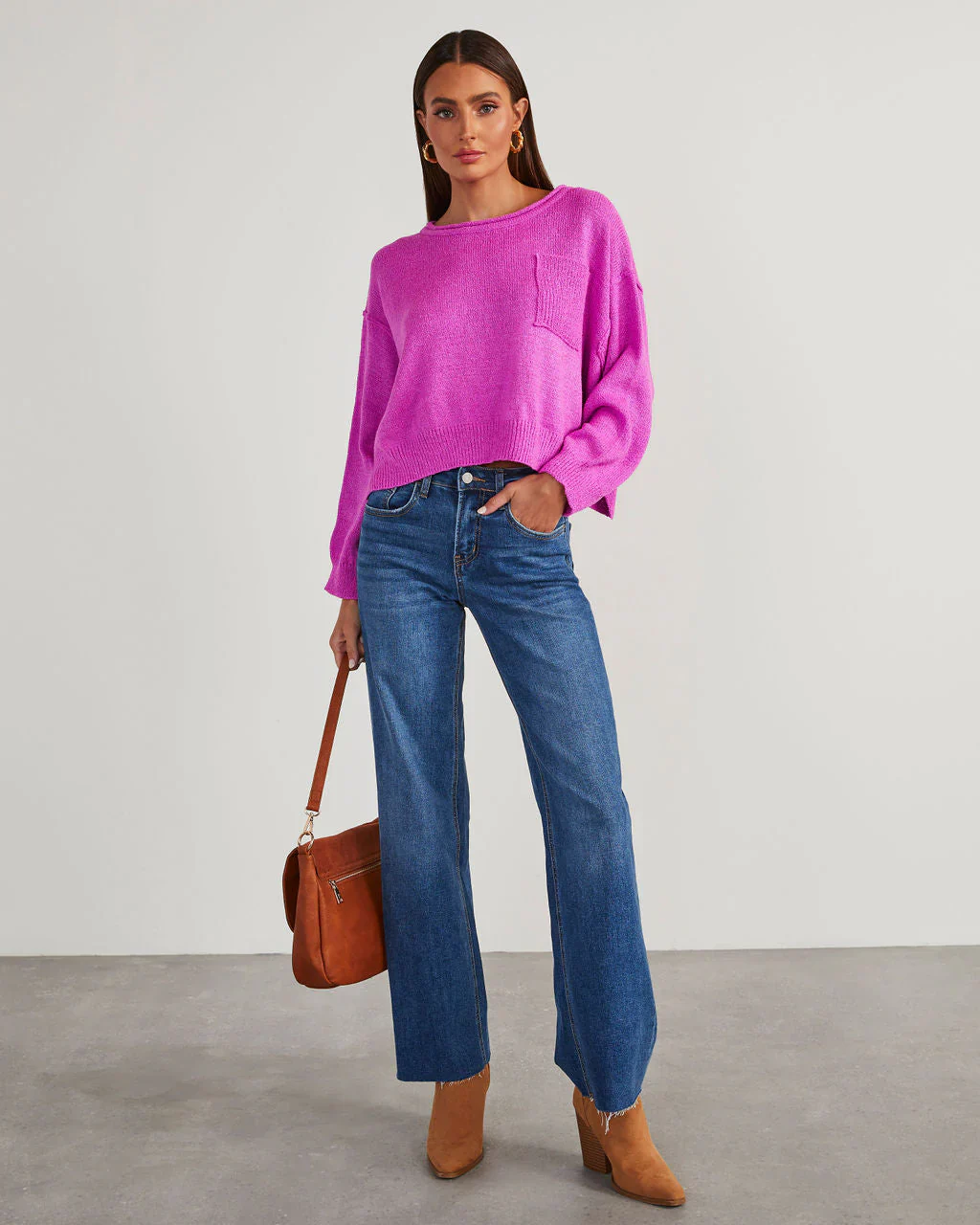 Back To Basics Knit Pullover Sweater