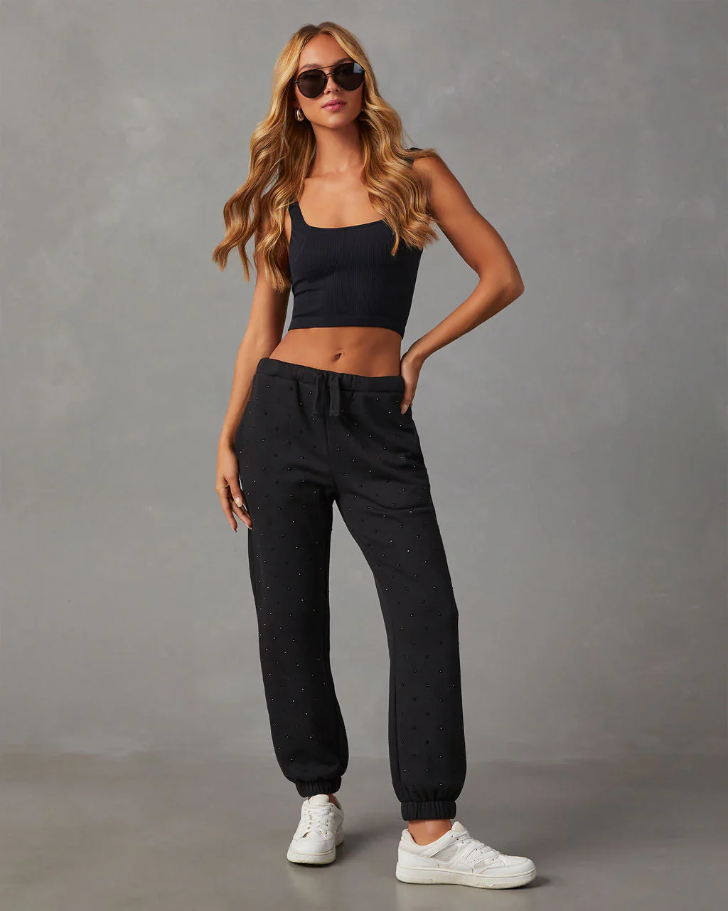 Bling Embellished Sweatpant