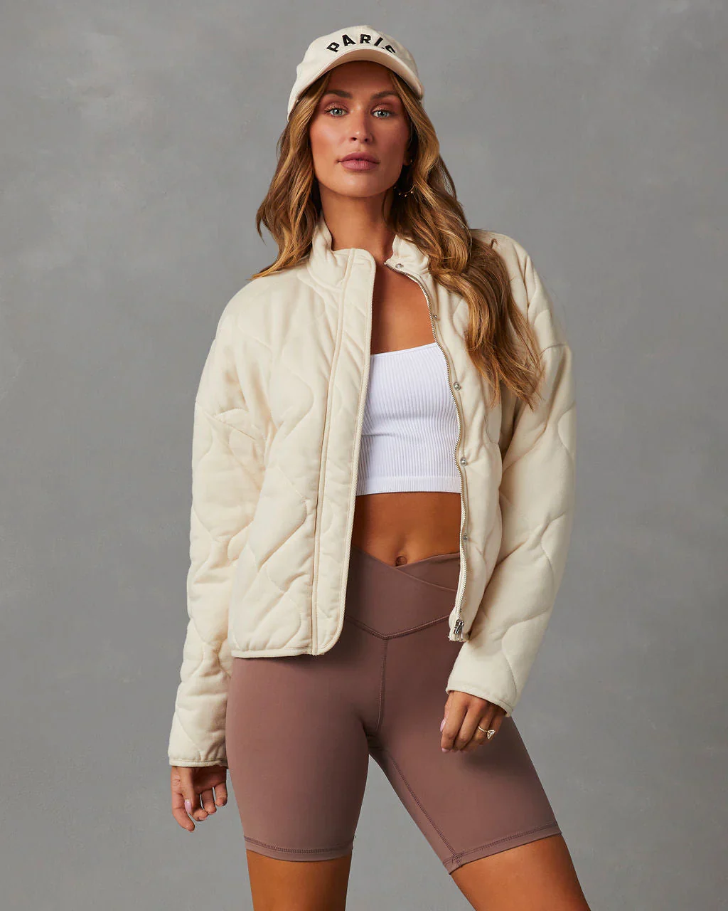 Aaronson Quilted Knit Jacket