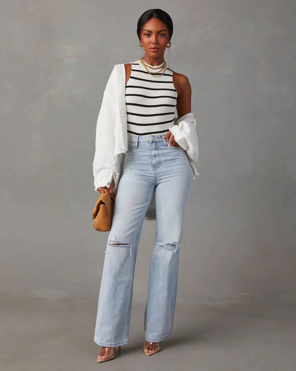 Nia High Rise 90'S Flare Denim