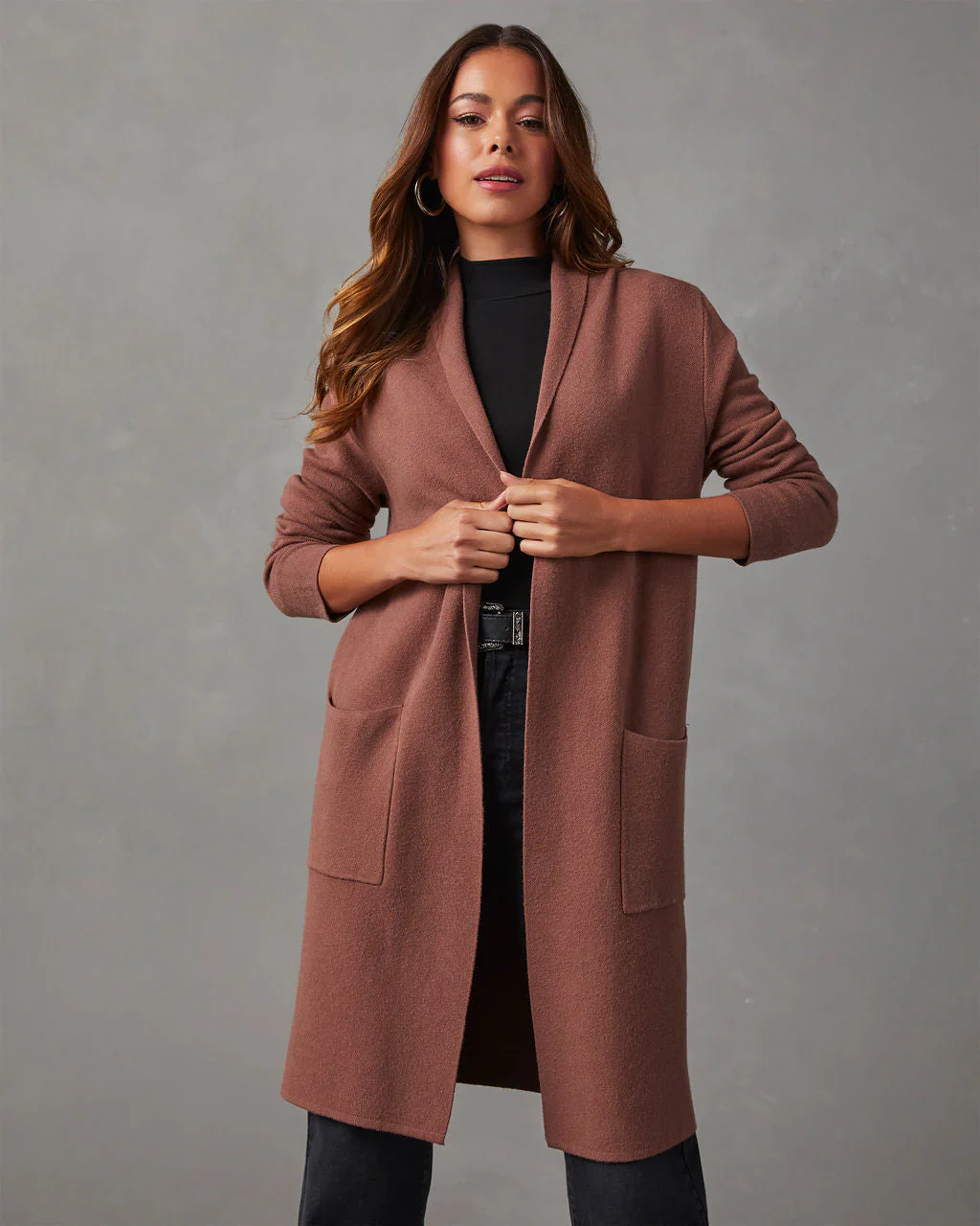Kassie Pocketed Duster Cardigan