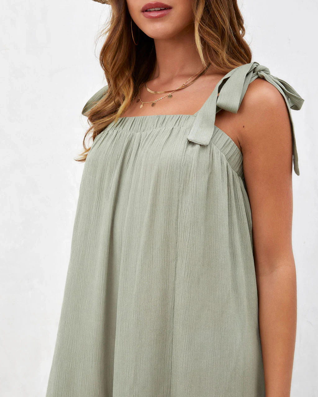 By The Sea Shoulder Tie Jumpsuit