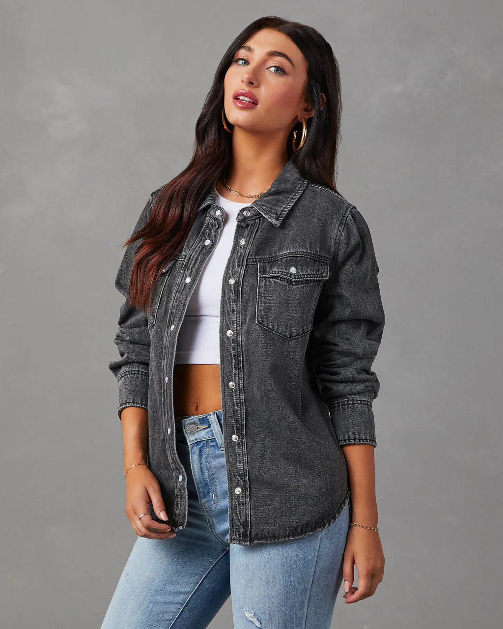 Irwin Button Down Top