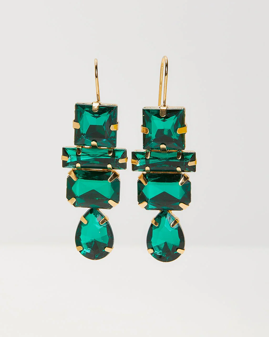 Deco Gem Drop Earrings