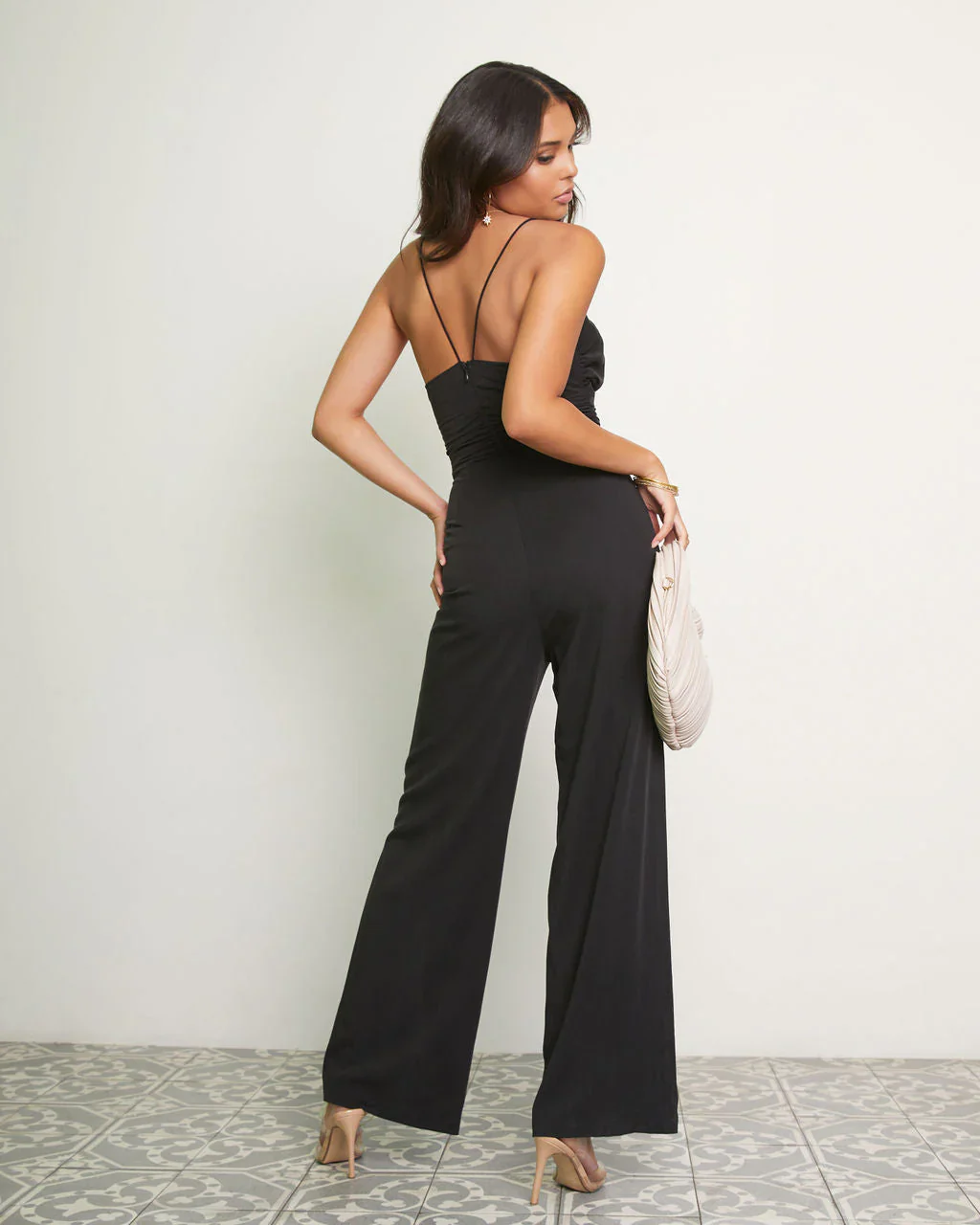 Norielle Tencel Cutout Jumpsuit
