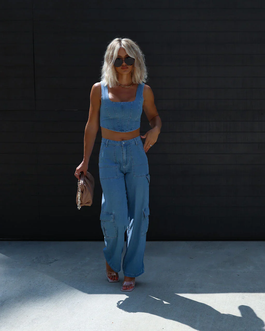 Shania Utility Cargo Jeans