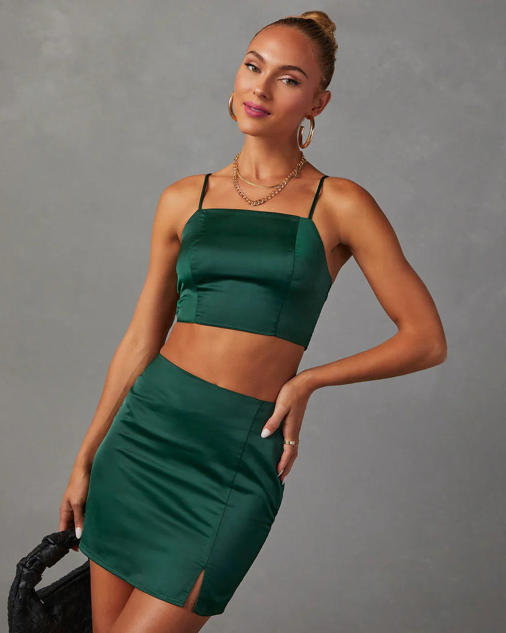 Kaito Satin Mini Skirt