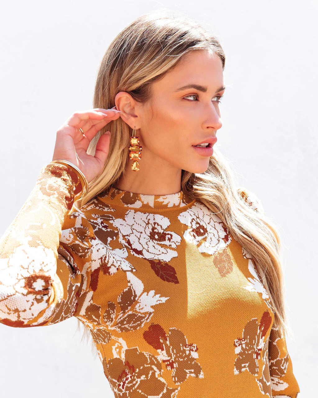 Deco Gem Drop Earrings