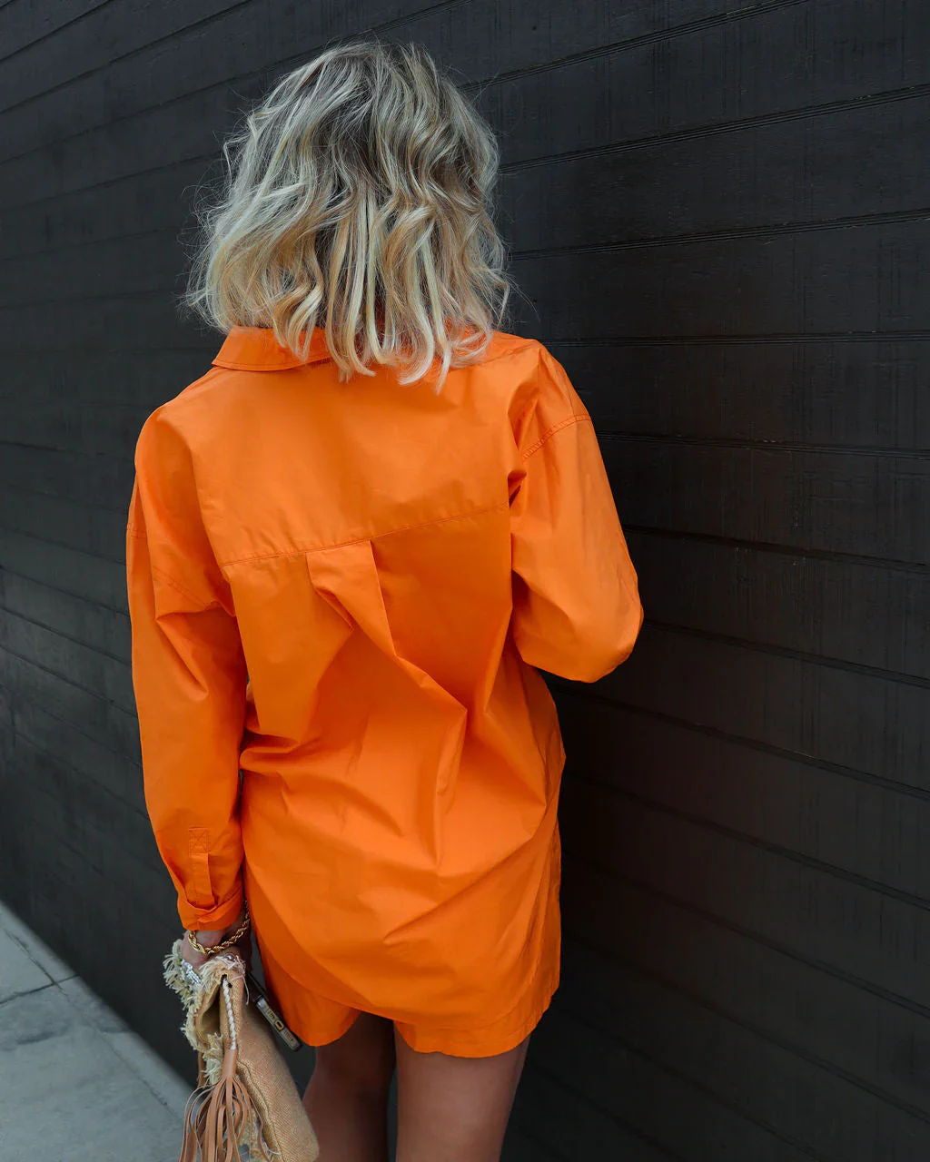 Infinity Cotton Button Down Top