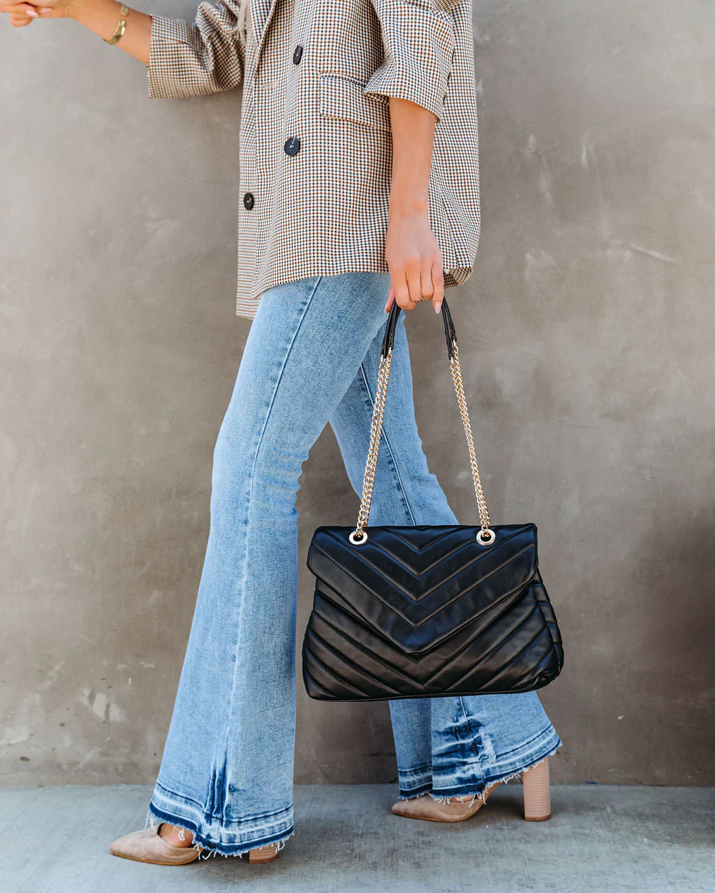 Kaisley Quilted Crossbody Shoulder Bag