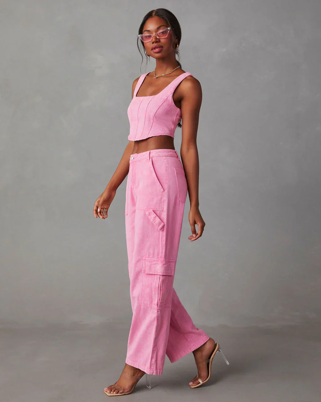 Shania Utility Cargo Jeans