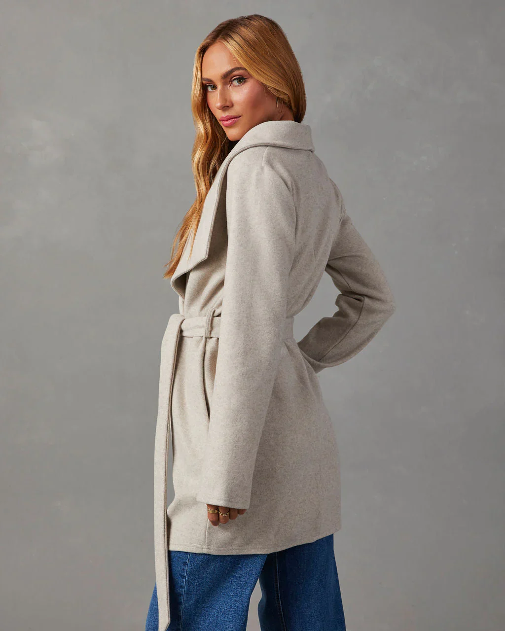 Raigan Belted Wrap Coat