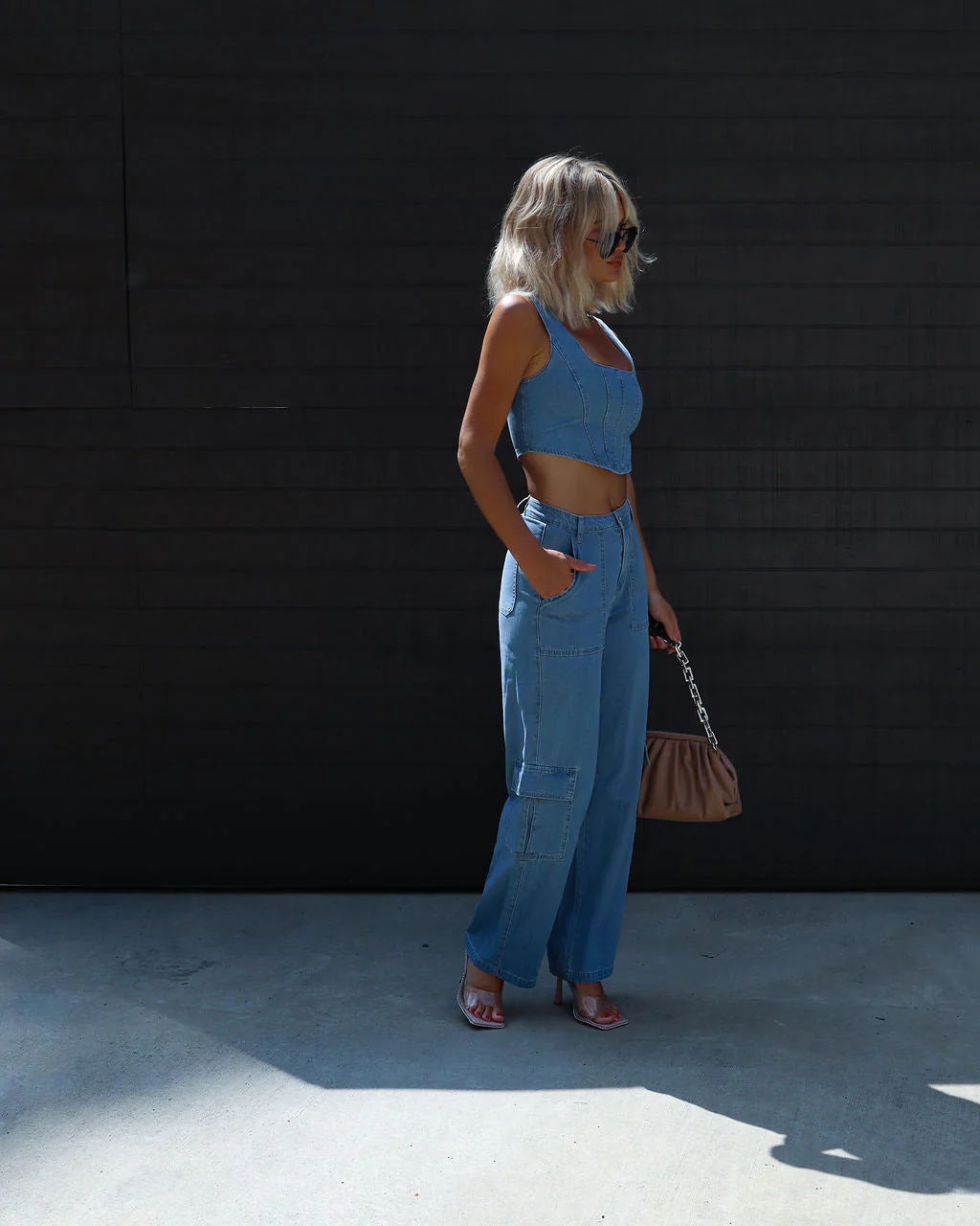 Shania Utility Cargo Jeans