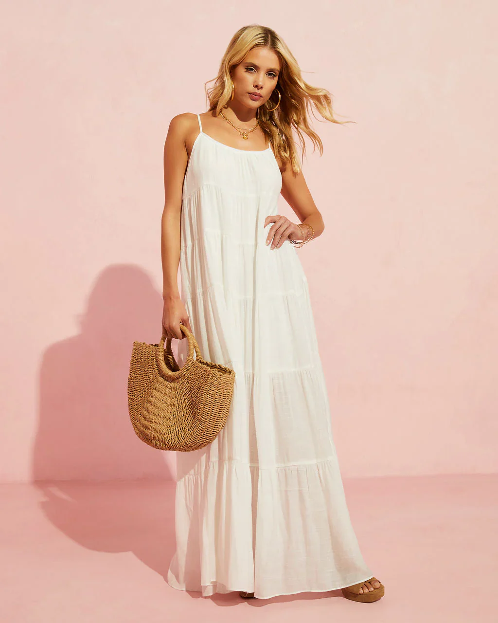 Plume Tiered Maxi Dress