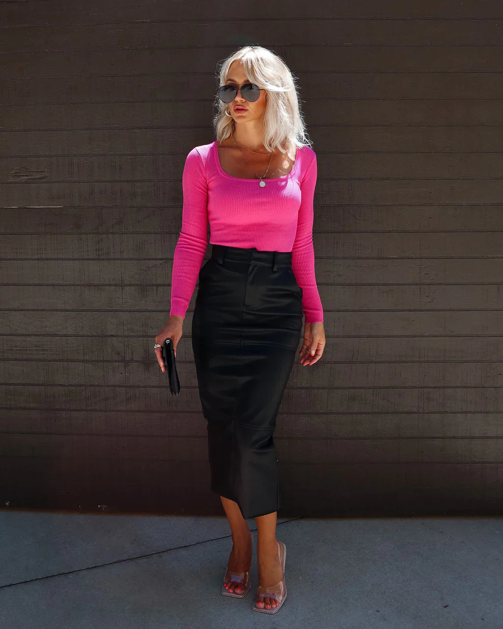 Kaylani Ribbed Sweater Top