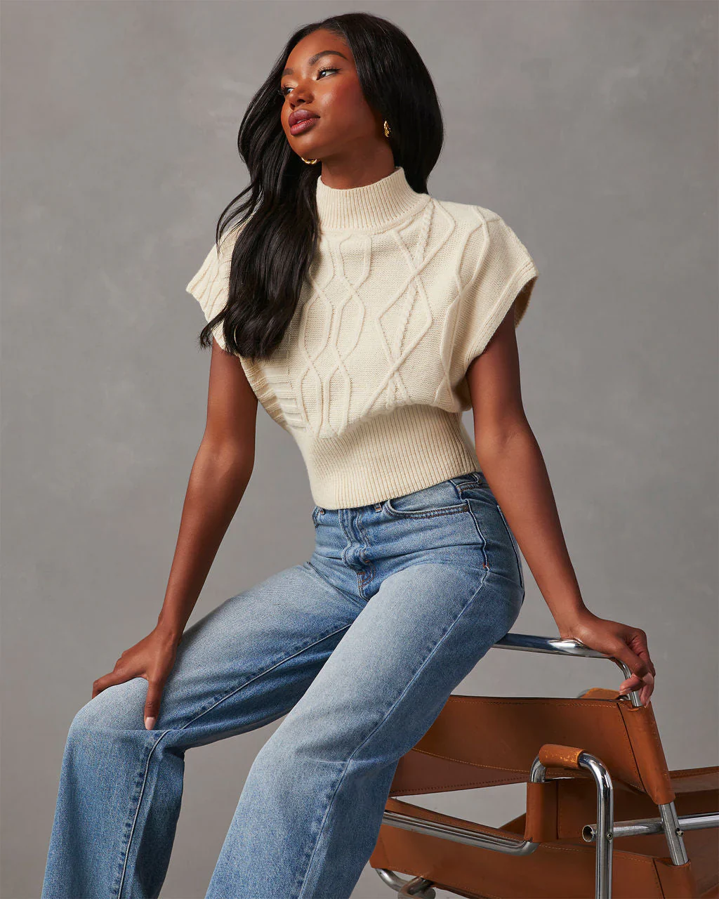 Brasco Turtleneck Sweater Vest