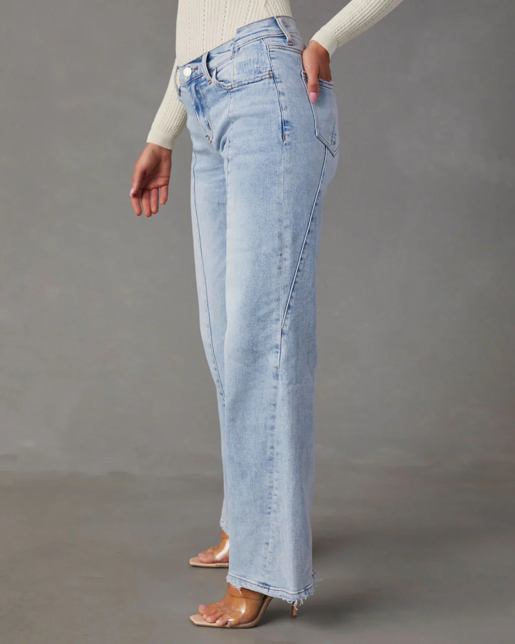 Ansel High Rise Straight Leg Jeans