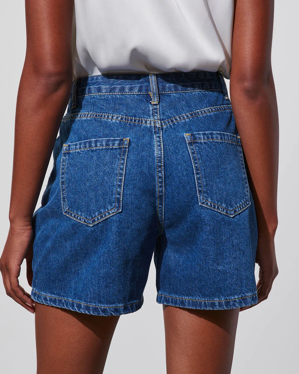 Candace High Rise Denim Shorts