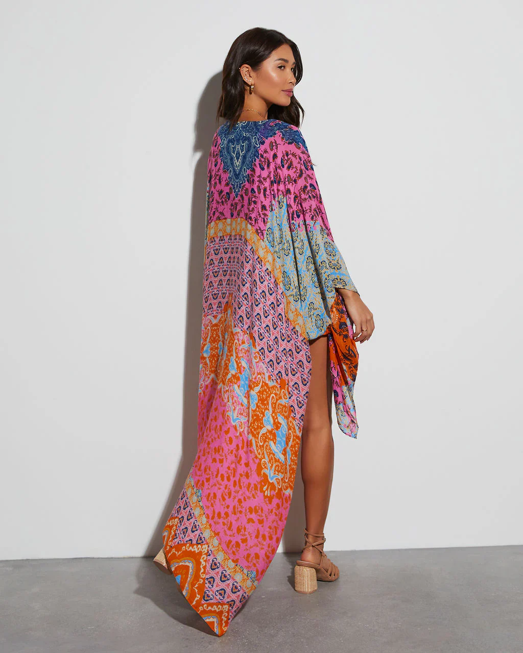 Antonella Printed Duster Kimono