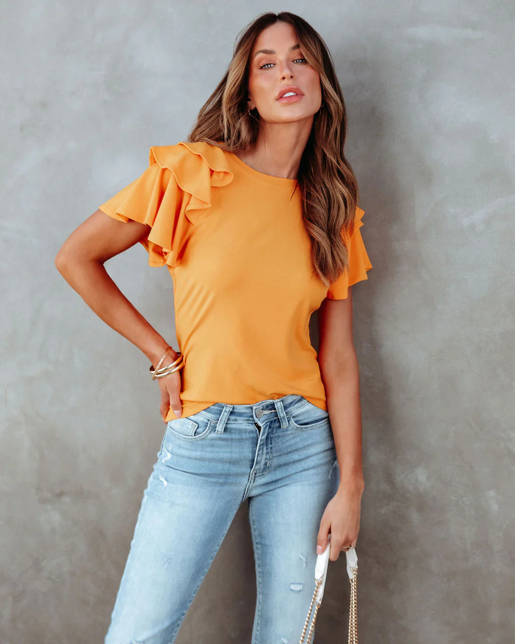 Reece Ruffle Tee