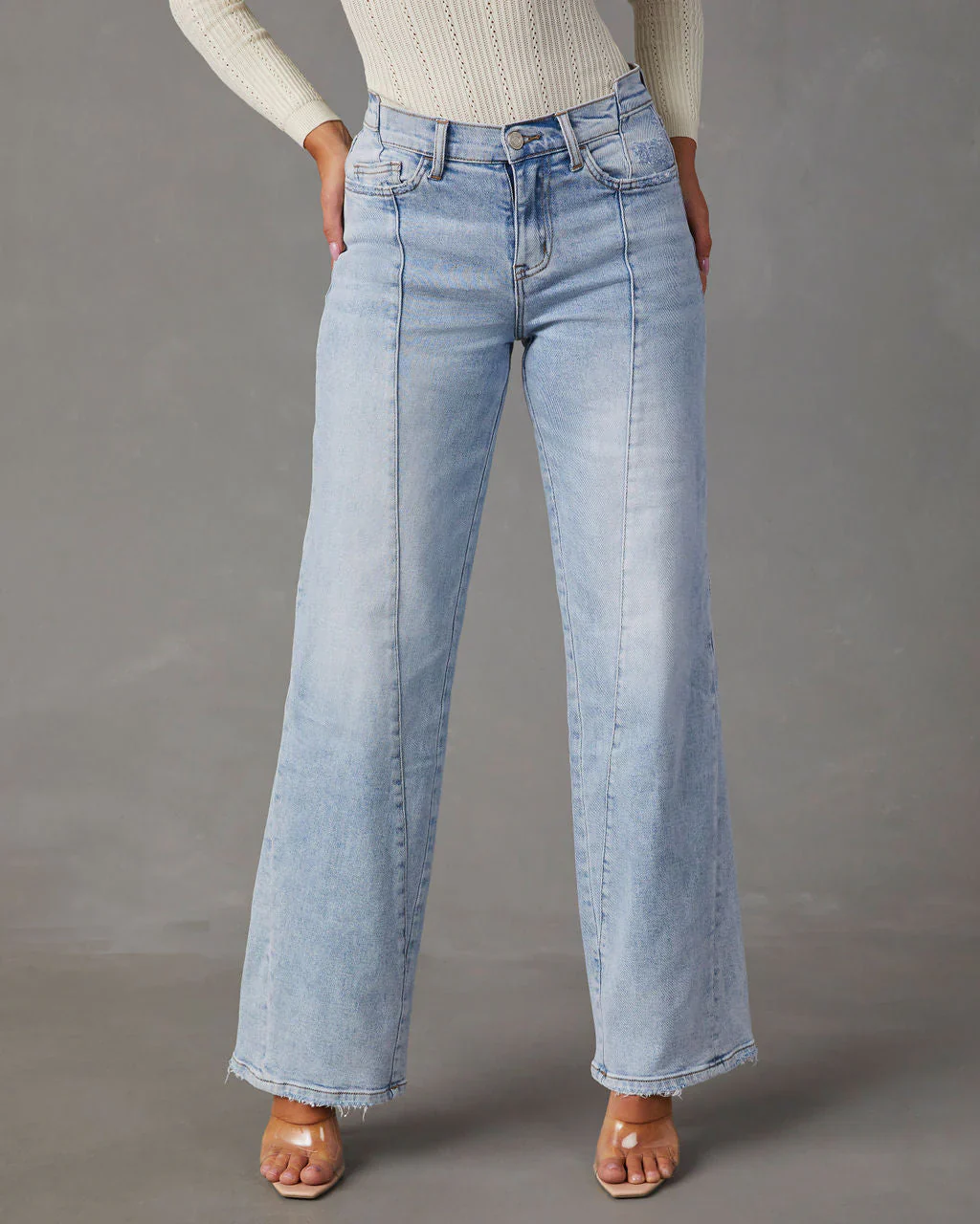 Ansel High Rise Straight Leg Jeans