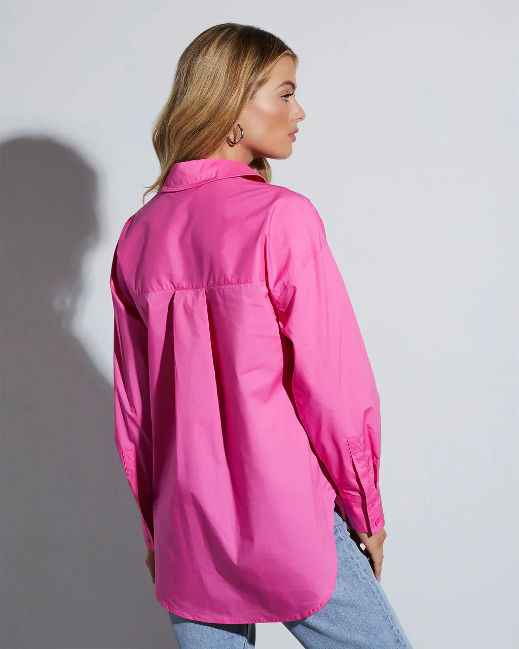 Infinity Cotton Button Down Top