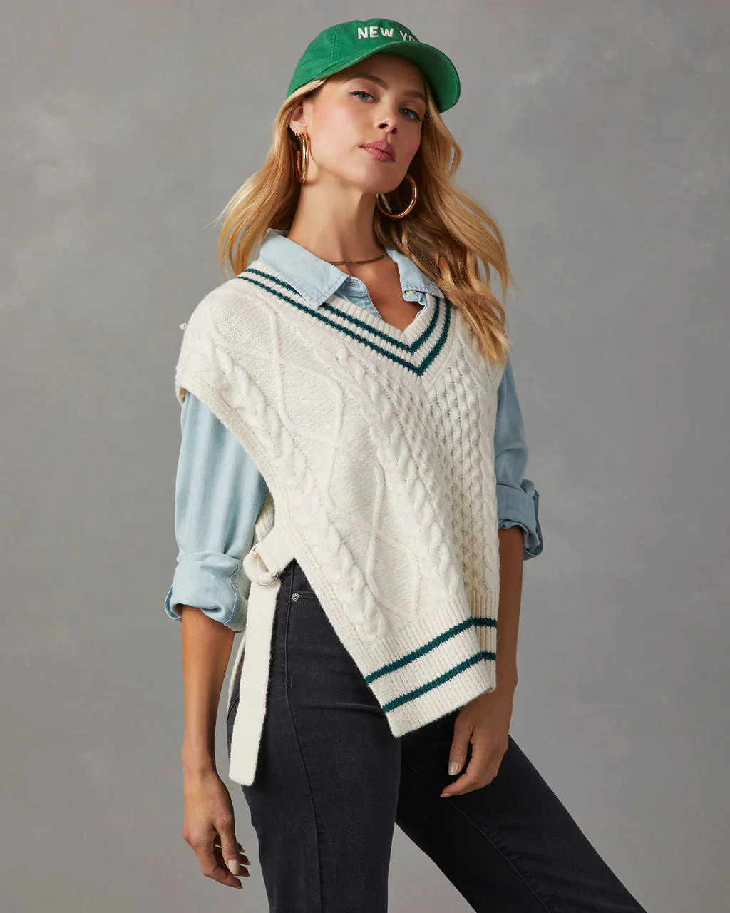 Callahan Cable Knit Sweater Vest