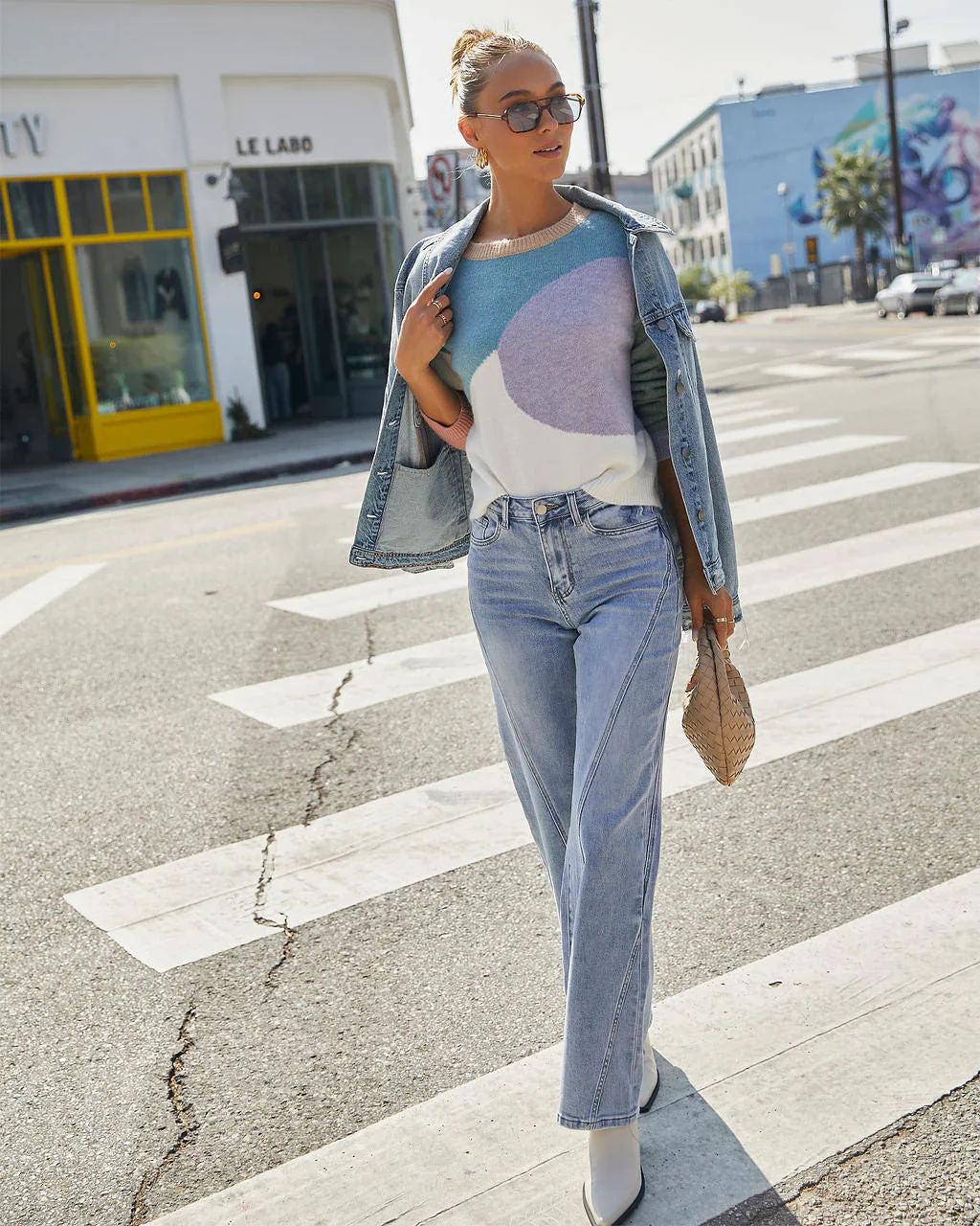 Paint The Skies Retro Sweater